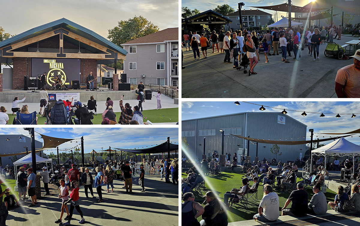 glenrock wyoming led wall and community activities